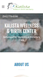 Mobile Screenshot of kalistawellness.com